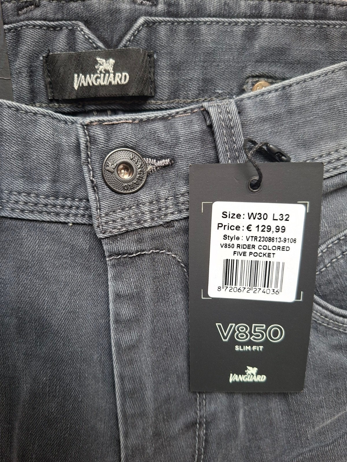 VANGUARD V850 slimfit jeans W30 L32, Blauw, Nieuw, W32 (confectie 46) of kleiner, Ophalen of Verzenden