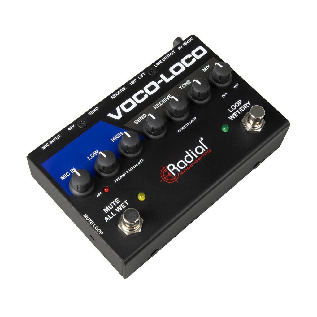 Radial Voco-Loco MK2 microfoonvoorversterker en effects loop, ., Overige typen, Nieuw, Ophalen of Verzenden
