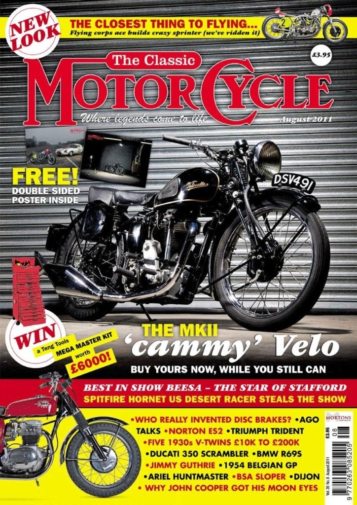 The Classic Motorcycle augustus 2011, Verzenden, Gelezen