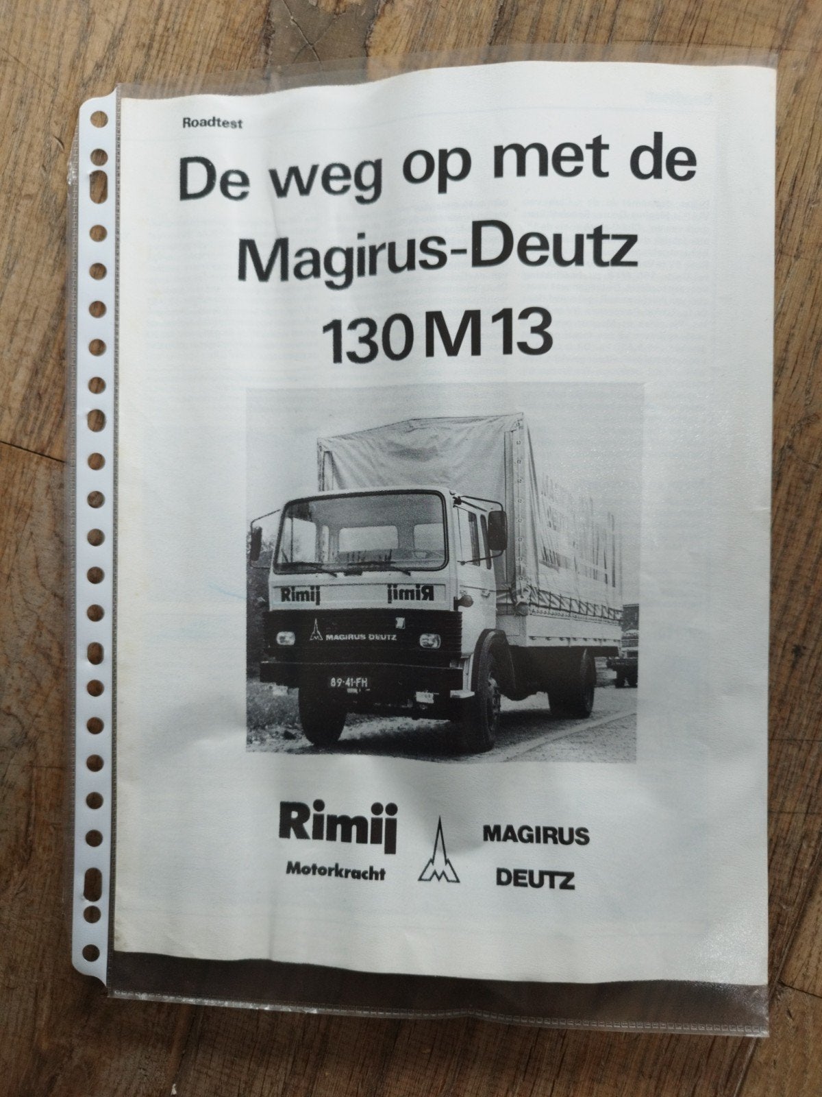 Roadtest Magirus-Deutz 130 M13 - Wegenvervoer 1977, Boeken, Gelezen, Ophalen of Verzenden, Overige merken, Magirus deutz