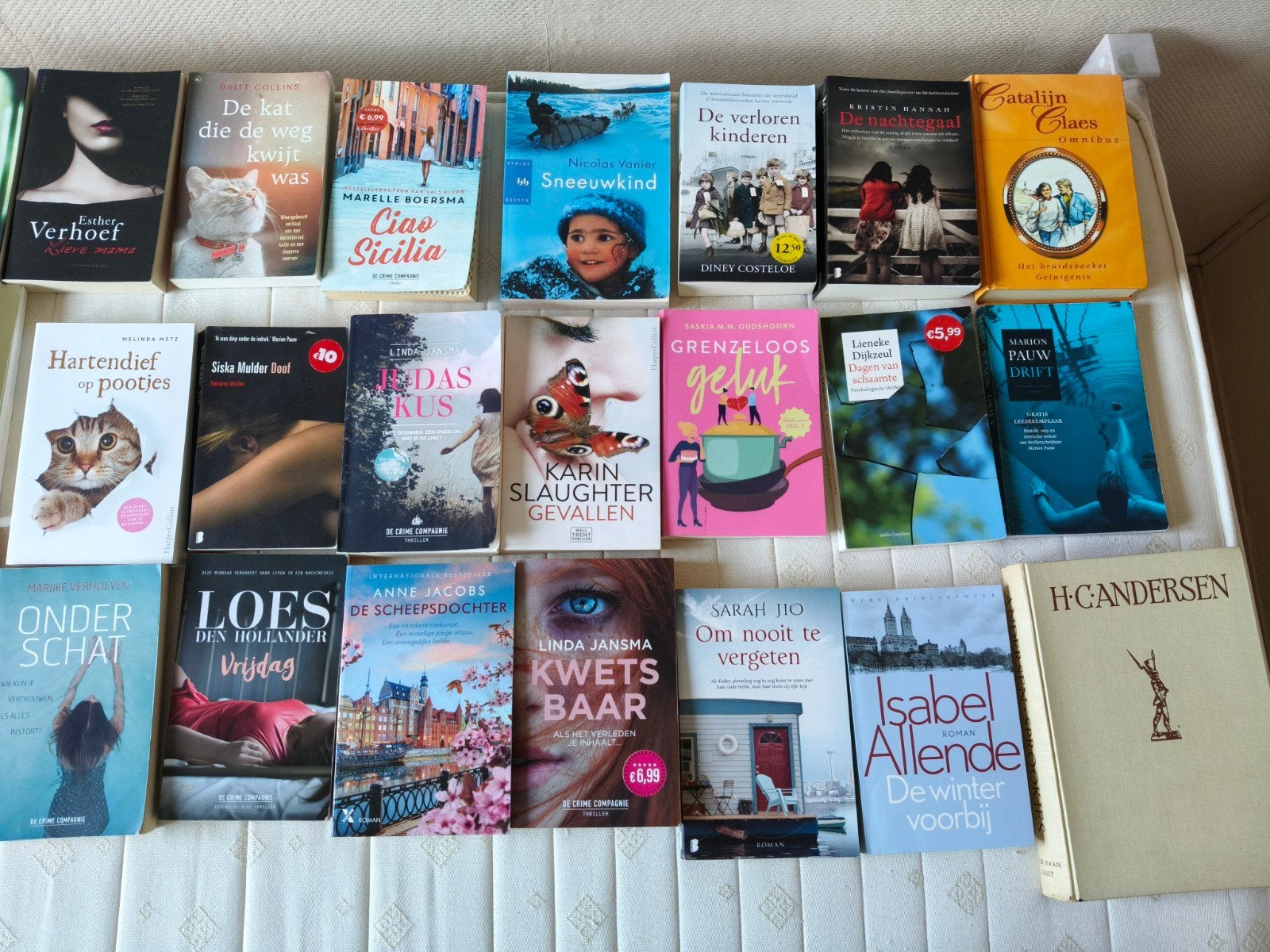 39 boeken van diverse auteurs - Romans en thrillers, Boeken, Ophalen, Gelezen, Nederland