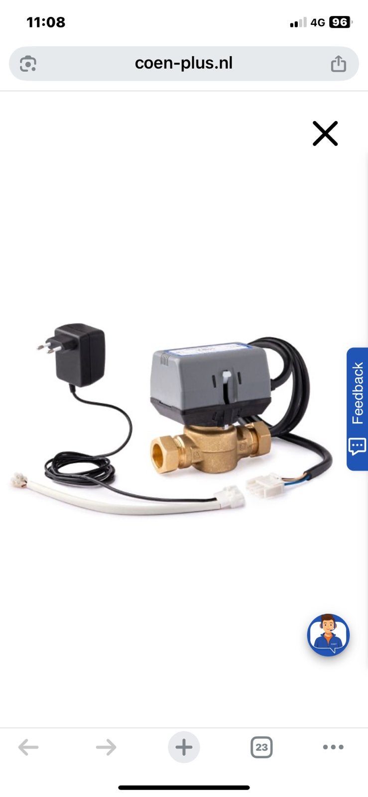 Honeywell Actuator. Regelafsluiter. Honeywell motor VC8015, Gebruikt, Minder dan 30 cm, Cv-ketel of Combi-ketel, Minder dan 60 cm