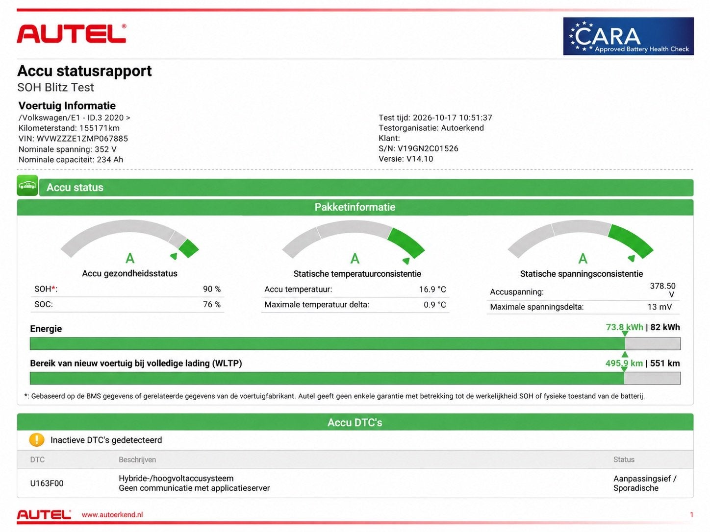 Volkswagen ID.3 Pro S 77 kWh Soh 90% (bj 2021, automaat), Auto's, 12 maanden, Achterwielaandrijving, Gebruikt, 547 km