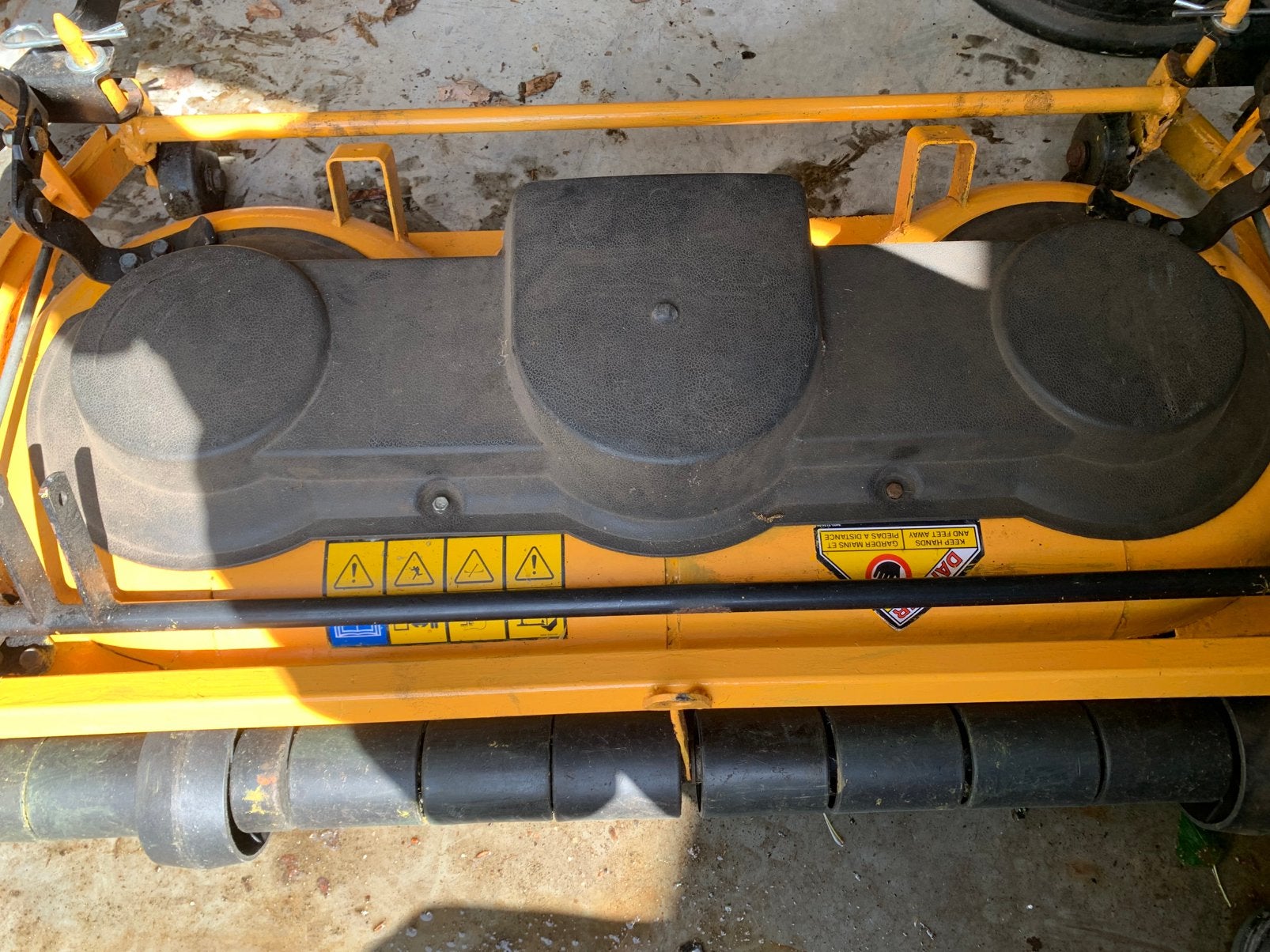 Maaidek stiga 102 cm 3 messen, Ophalen