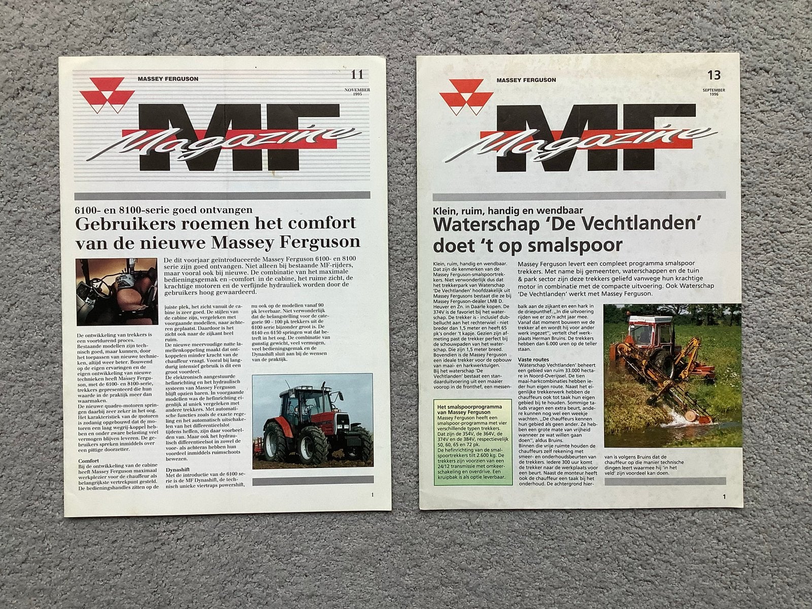 Massey Ferguson MF Magazine - 2 nummers, Ophalen of Verzenden, Gelezen, Algemeen