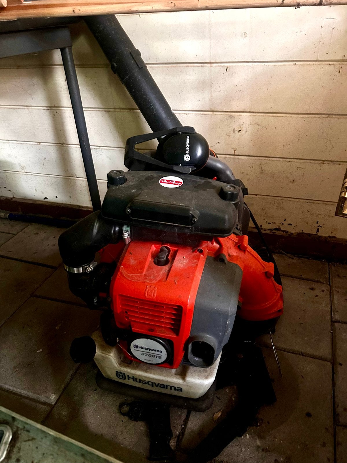 Husqvarna 370BTS Benzine Bladblazer - Krachtig & Ruggedragen, Ophalen, Gebruikt, Benzine, Ruggedragen