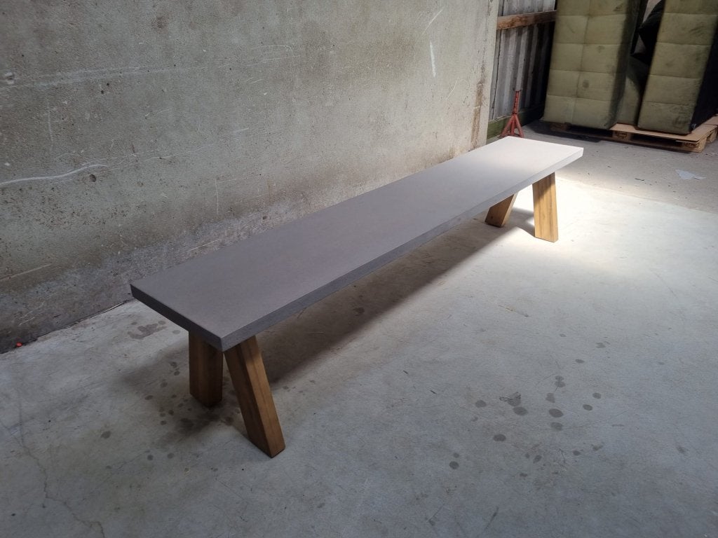 Wakefield eettafelbank Vic 215 cm Light teak Hout, Niet ingevuld, Niet ingevuld, Niet ingevuld