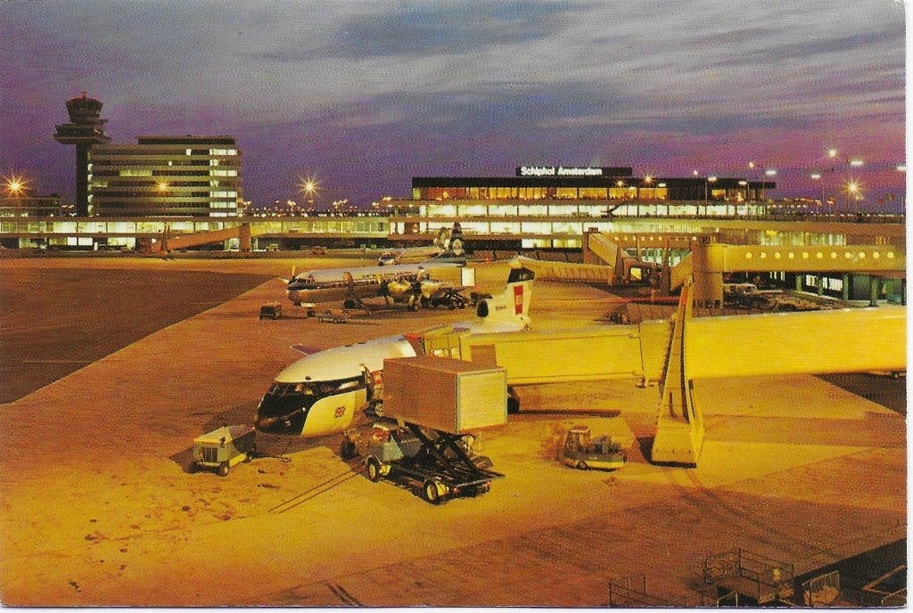 Amsterdam Schiphol Gelopen Ansichtkaart ( B4642 ), Ophalen of Verzenden, Voor 1920, Gelopen