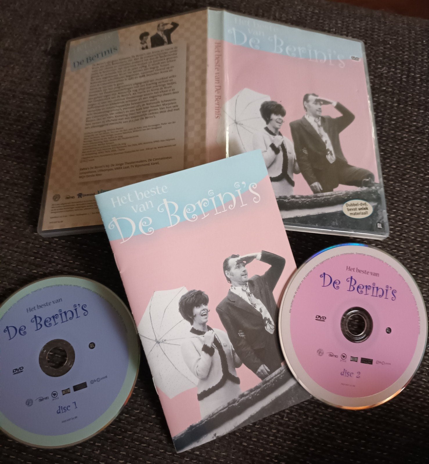 De Berini's - Het beste van de Berini's/ 2DVD 6 UUR, Alle leeftijden, Ophalen of Verzenden, Zo goed als nieuw, Stand-up of Theatershow