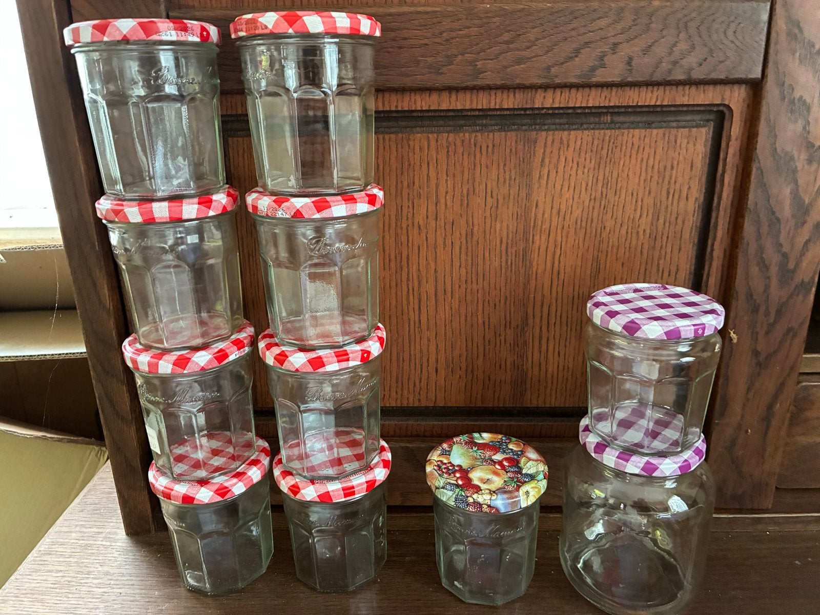 9 potten van Bon Maman, Ophalen, Voorraadpot, Meerkleurig, Overige merken