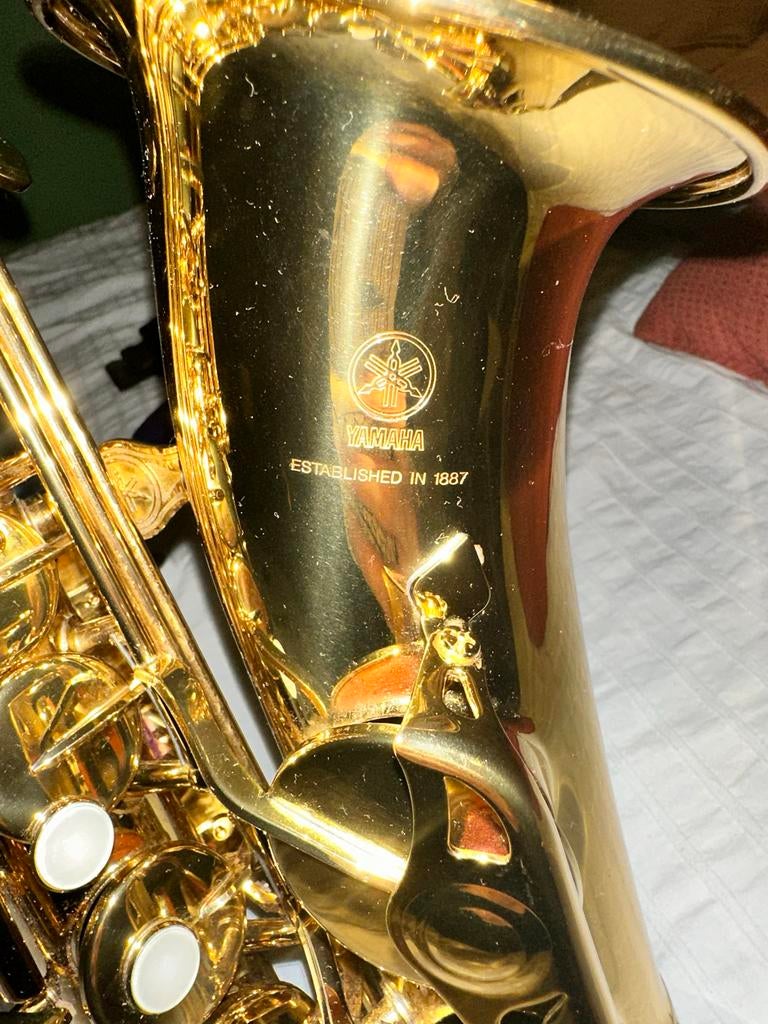 Yamaha yas-275 altsaxofoon - Zo goed als nieuw, Ophalen, Zo goed als nieuw, Alt, Met koffer