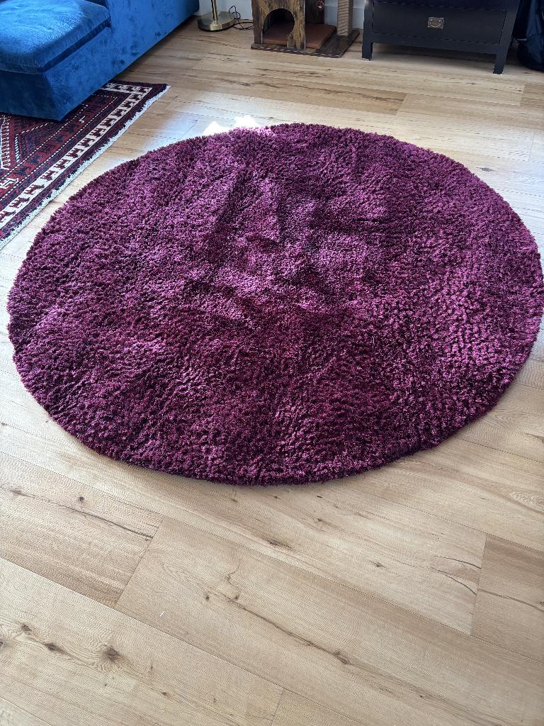 vloerkleed woonkamer, Huis en Inrichting, Stoffering | Tapijten en Kleden, Ophalen, Gebruikt, Rond, 200 cm of meer