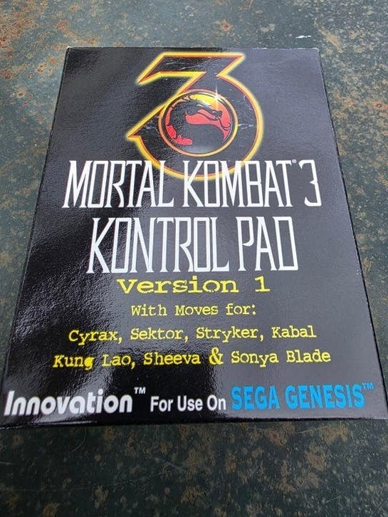 Nieuwe Sega Kontroller - Mortal Kombat 3 Kontrol Pad CIB, Spelcomputers en Games, Spelcomputers | Sega, Met games, Mega Drive