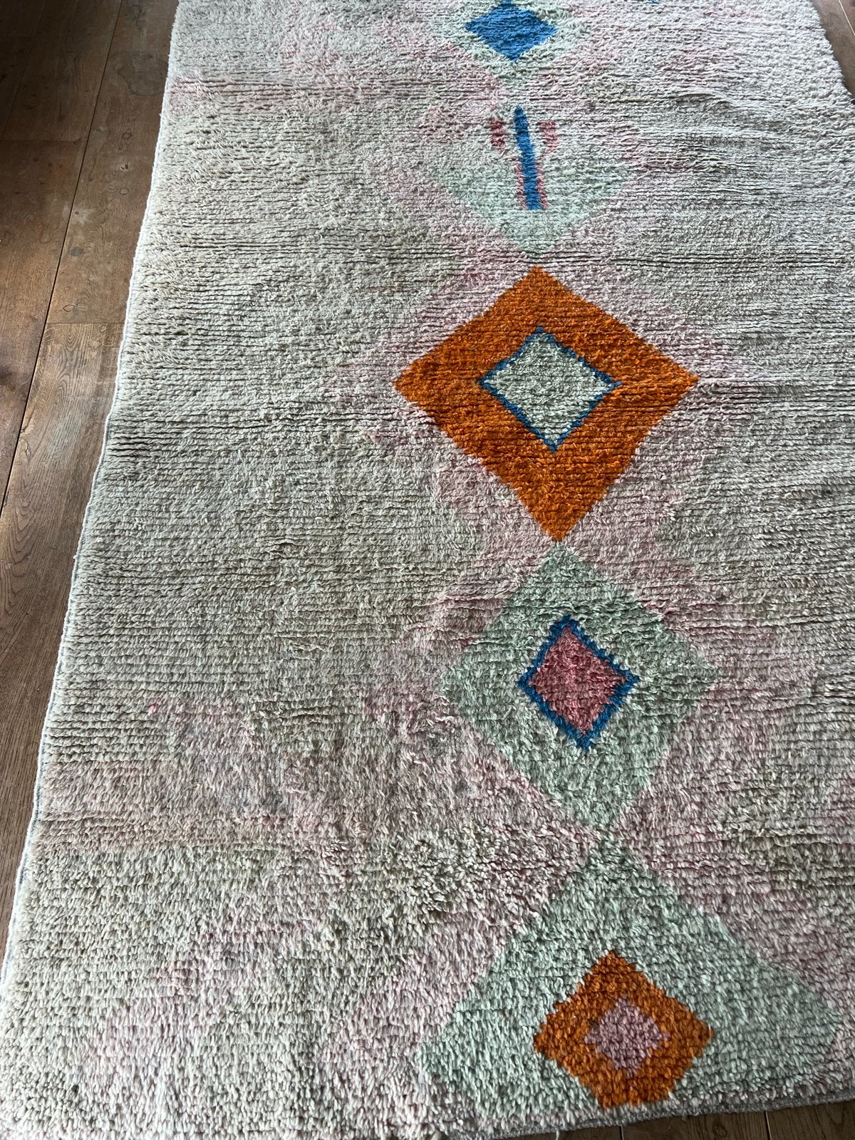 Gebruikt Marokkaans kleed - 178x275 cm, Huis en Inrichting, Gebruikt, 150 tot 200 cm, 200 cm of meer, Oranje