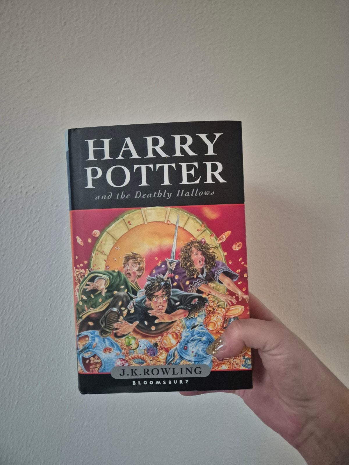 Harry Potter and the deathly hollows engels hardcover, Boeken, Ophalen of Verzenden, Gelezen