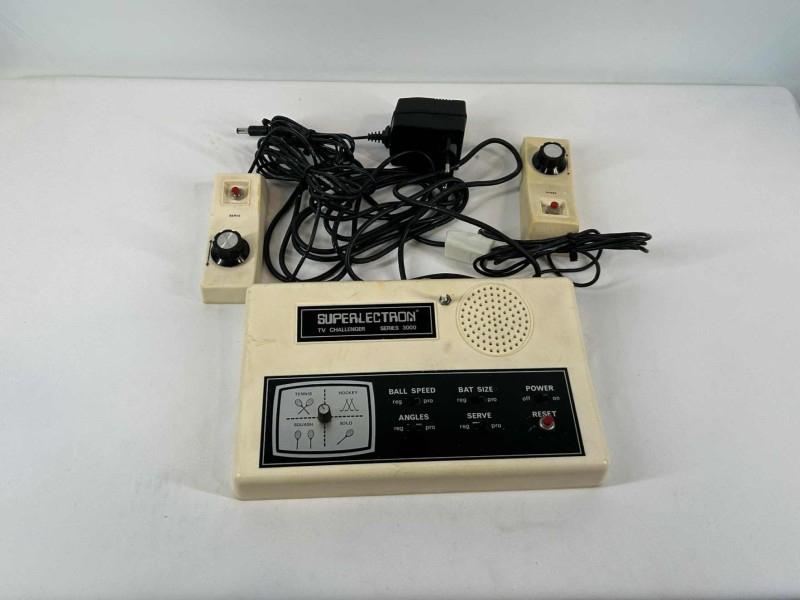 Vintage Superlectron TV Challenger Series 3000 Pong Console, Spelcomputers en Games, Spelcomputers | Overige, Ophalen, Gebruikt