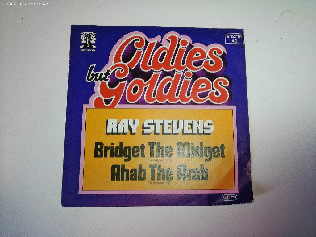 Ray Stevens - Bridget the Midget / Ahab the Arab ( OLDIES ), Gebruikt, 7 inch, Ophalen of Verzenden, Pop