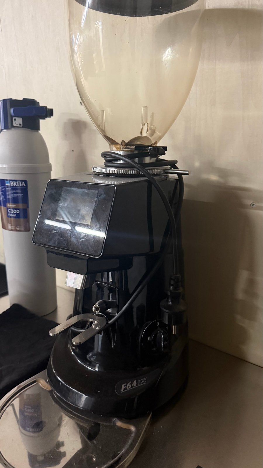 Fiorenzato F64 EVO Koffiemolen, Overige modellen, 10 kopjes of meer, Zo goed als nieuw, Koffiebonen
