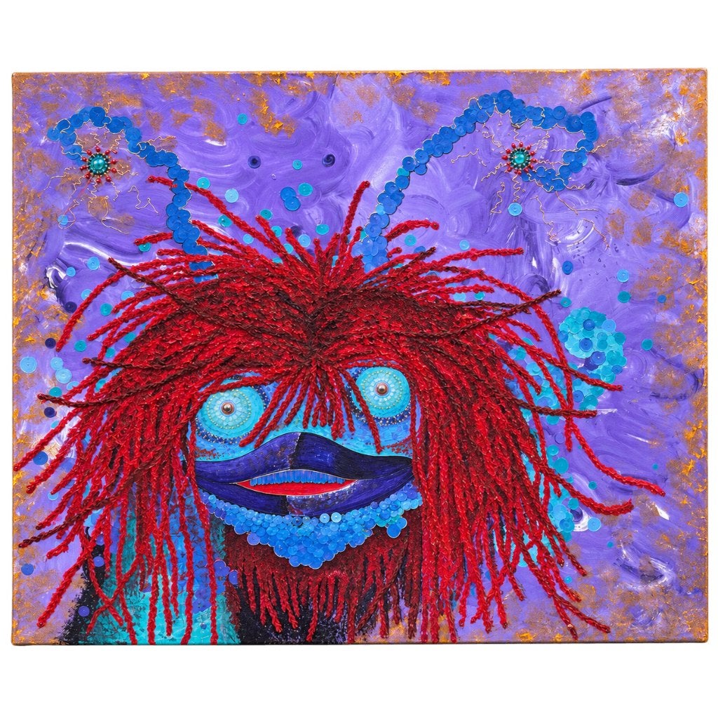 Fantasie schilderij, Antiek en Kunst, Kunst | Schilderijen | Abstract, Ophalen
