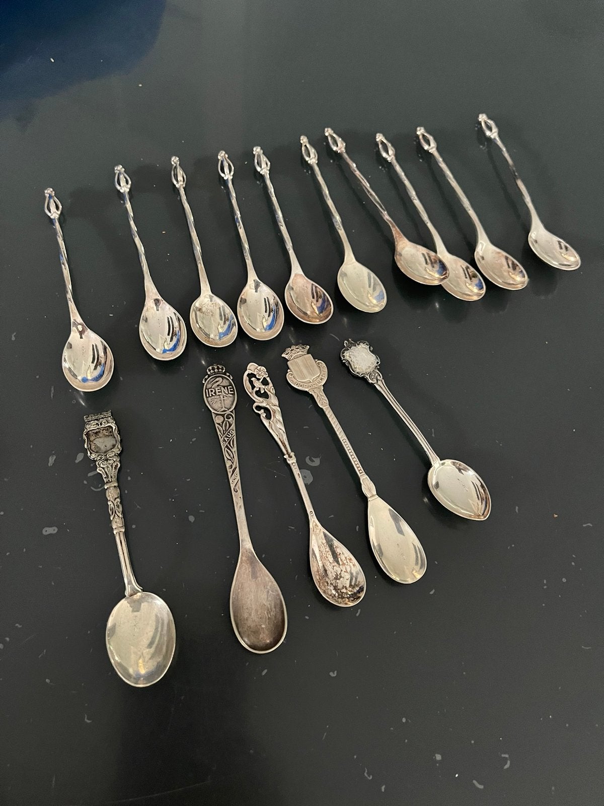 Theelepel 15 stuks 835 zilver 144,3 gram, Ophalen of Verzenden, Metaal, Bestek