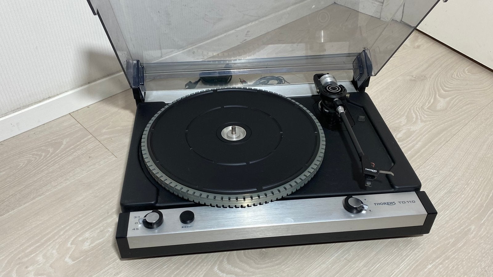 Thorens td 110 td110, Gebruikt, Thorens, Pitch-regelaar, Ophalen of Verzenden