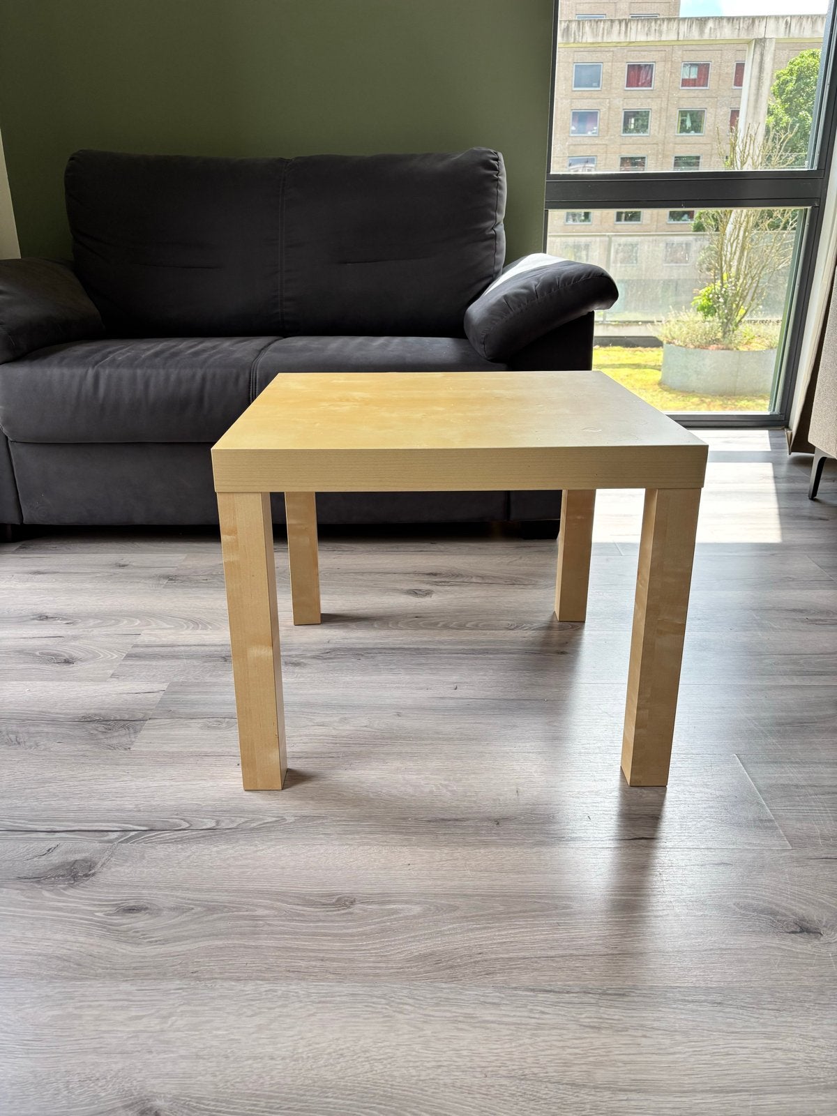 Ikea LACK bijzettafel - Licht houtkleur, Ophalen, Minder dan 45 cm, Minder dan 55 cm, Gebruikt