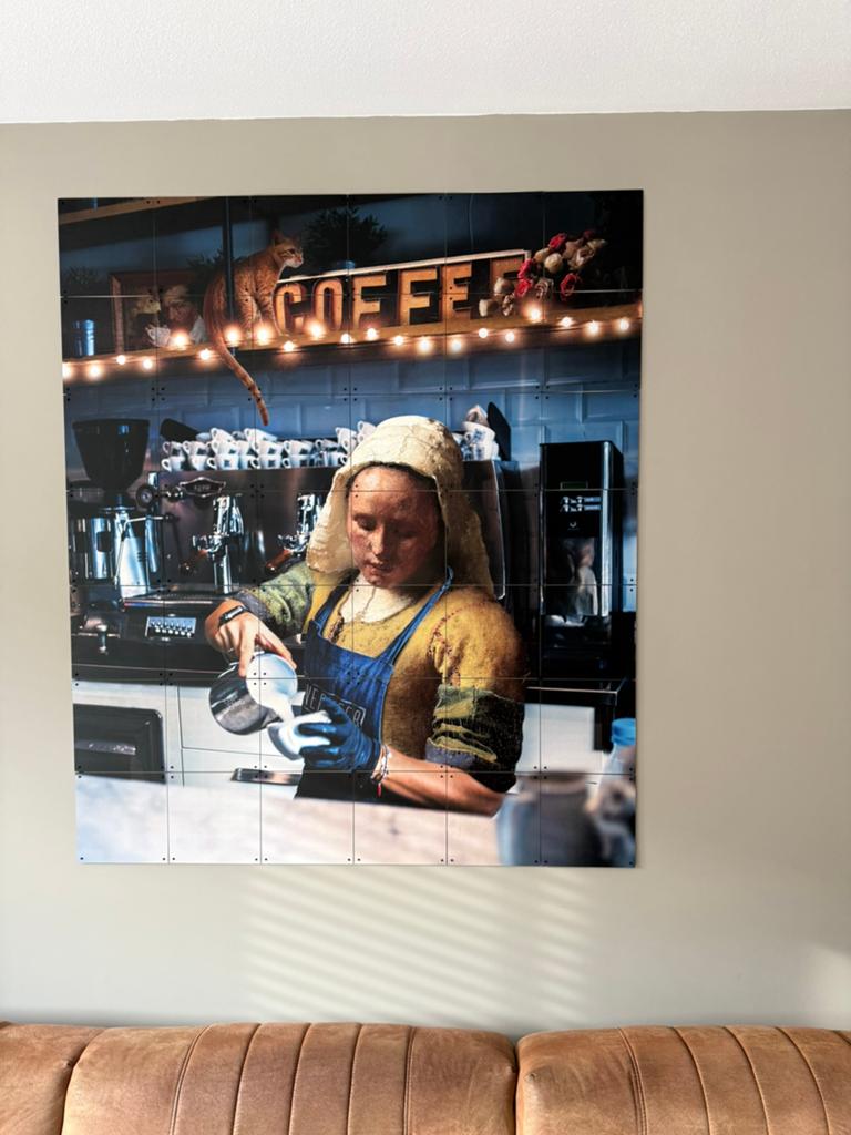 IXXI Wanddecoratie Modern Melkmeisje, Ophalen, 125 cm of meer, Zo goed als nieuw, Schilderij