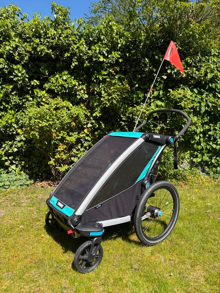 Thule Chariot Lite 1 - Fietskar en Wandelwagen, Ophalen, Gebruikt, Vering, 20 tot 40 kg