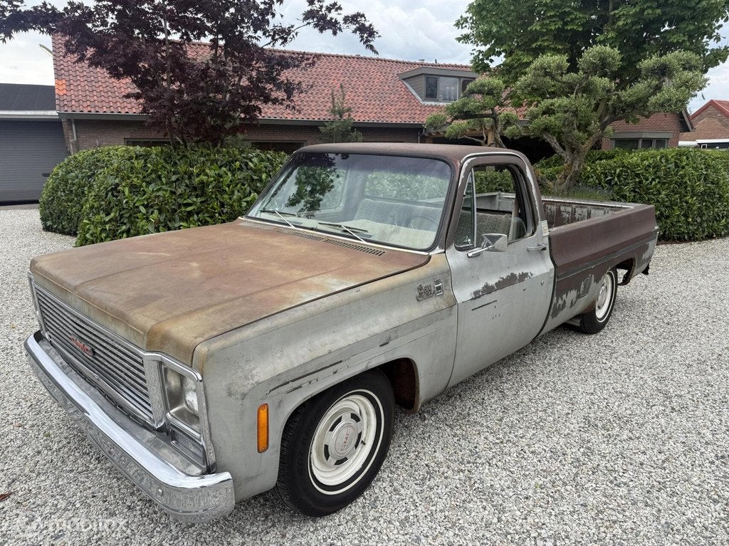 GMC Sierra V8 AUT - LS Swap - 1980 - Patina - USA Title, Auto's, Oldtimers, Overige carrosserieën, Bedrijf, GMC, Te koop