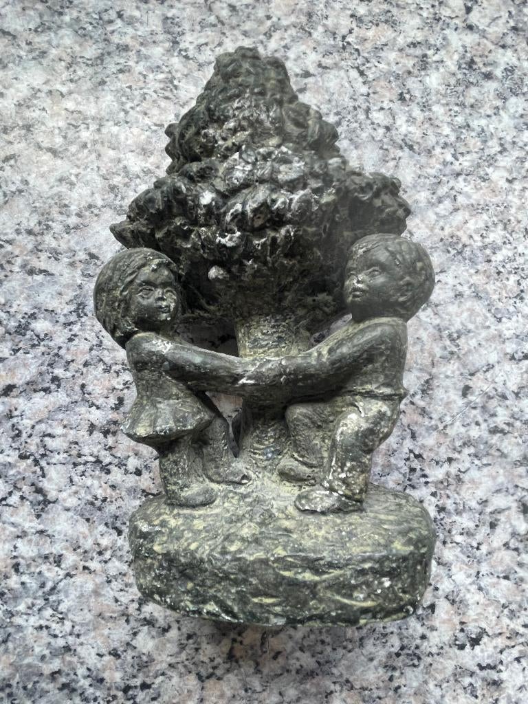 jubileumbeeldje  U.B.O, Antiek en Kunst, Kunst | Beelden en Houtsnijwerken, Groep mensen, Minder dan 20 cm, Ophalen of Verzenden