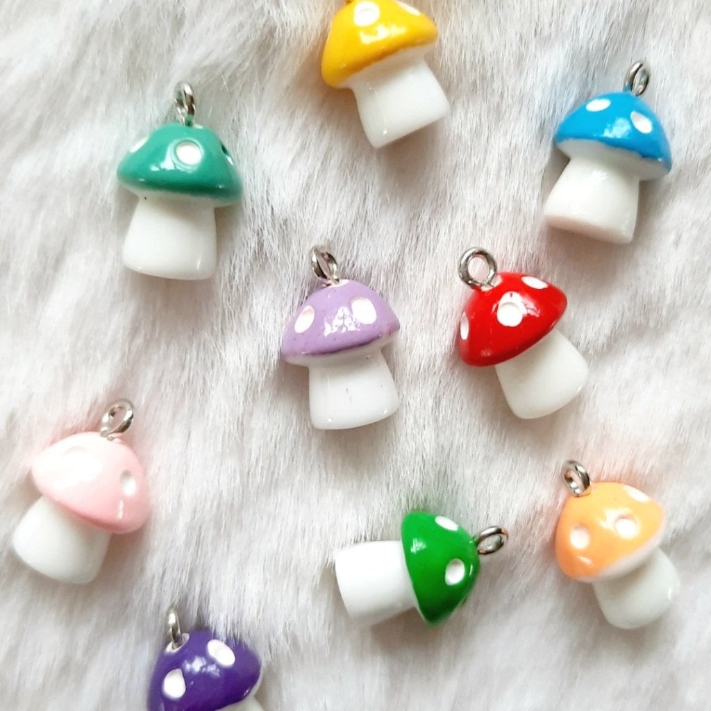 Bedels paddenstoel hangers mushroom charms paddenstoeltjes, Overige merken, Overige materialen, Verzenden, Nieuw