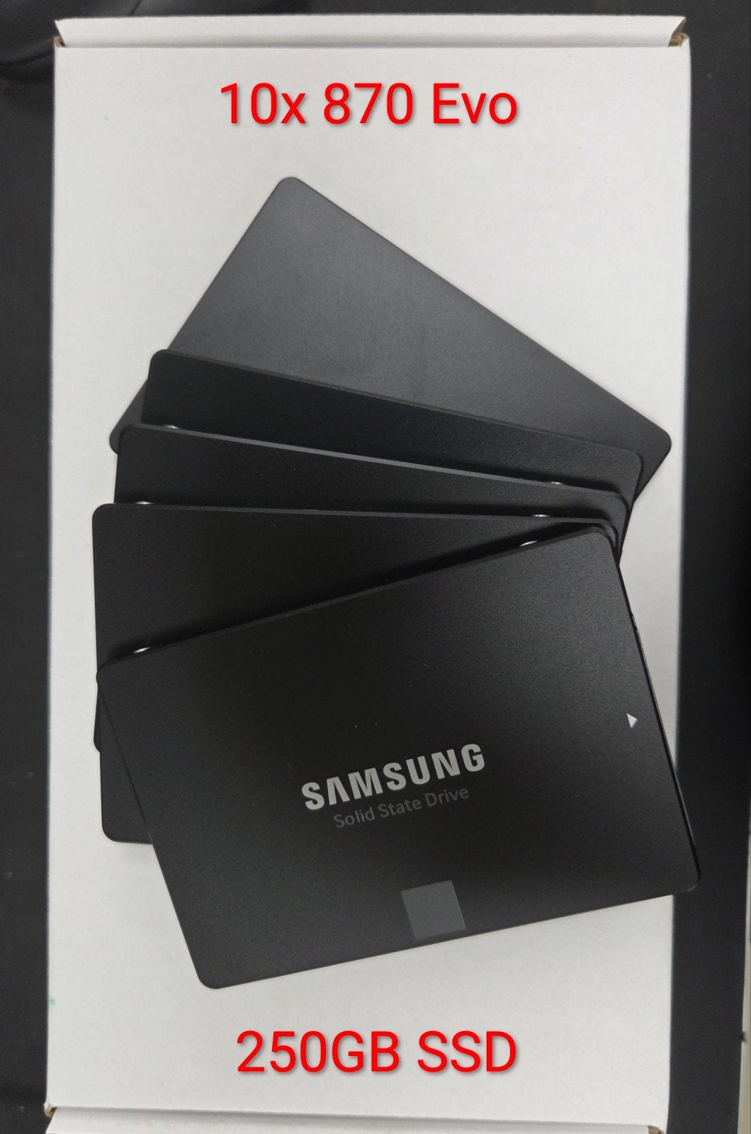 Lotje Samsung 870 Evo 250GB SSD, Computers en Software, Intern, Ophalen of Verzenden, Zo goed als nieuw, Samsung