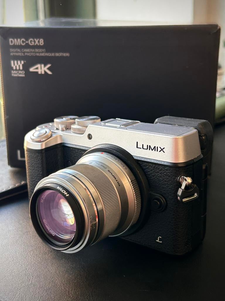 Panasonic Lumix GX8 + Olympus M.Zuiko 45mm f1.8, Gebruikt, Spiegelreflex, Overige Merken, Geen optische zoom