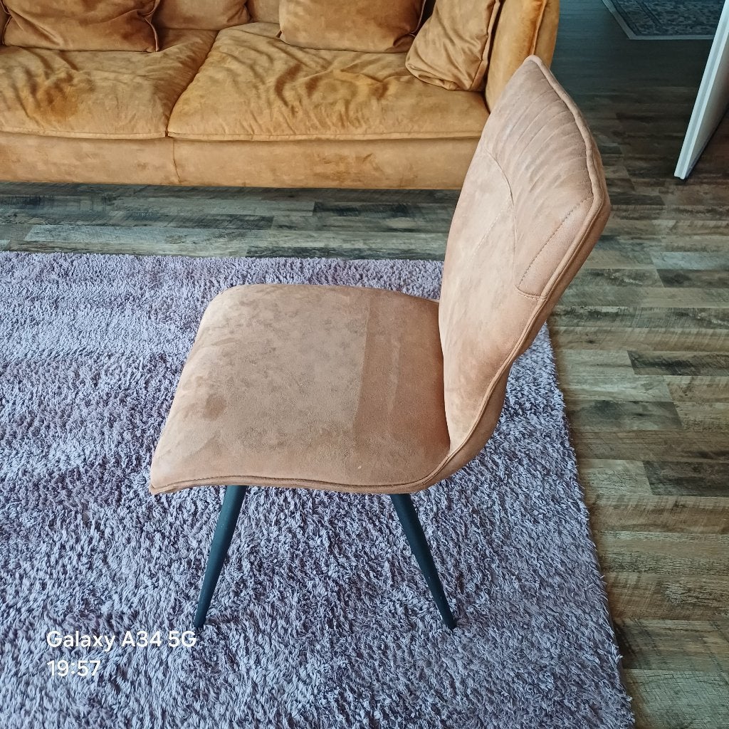 stoelen, Ophalen, Gebruikt, Bruin, Leer