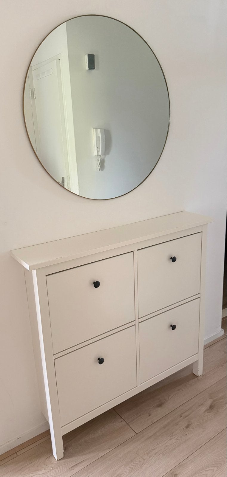 IKEA schoenenkast met 4 vakken - wit, Ophalen of Verzenden, Zo goed als nieuw