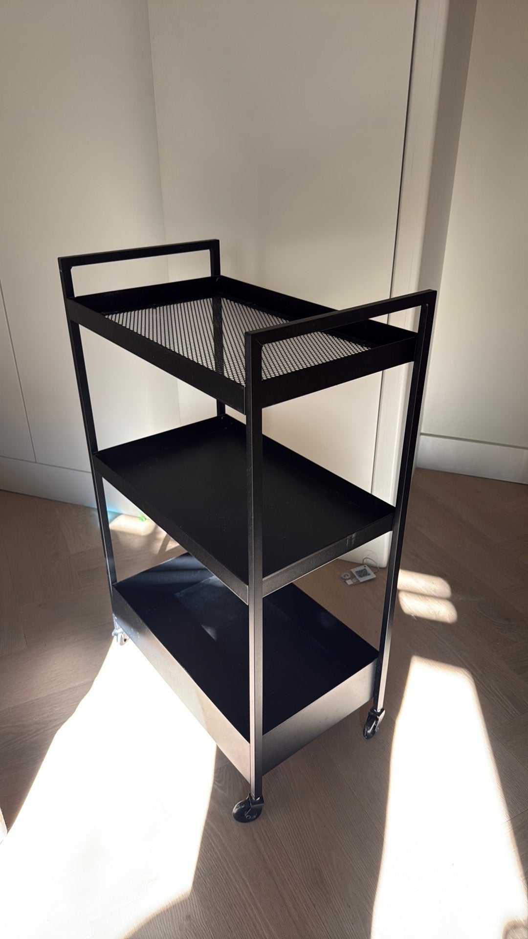 Ikea roltafel trolley zwart nissafors, Ophalen of Verzenden