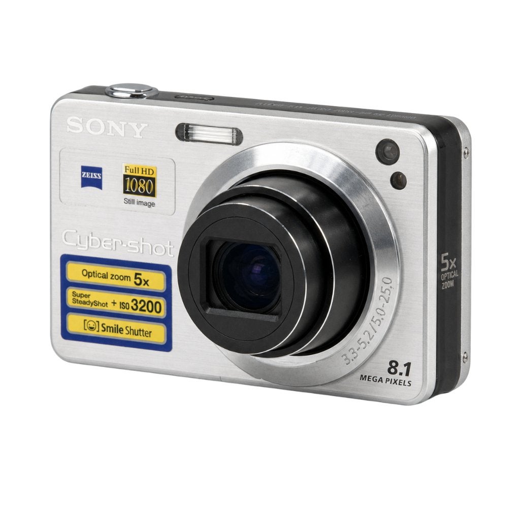 Sony Cyber-shot DSC-W150 silver, 8 megapixels, Accu, Ophalen of Verzenden, Zo goed als nieuw