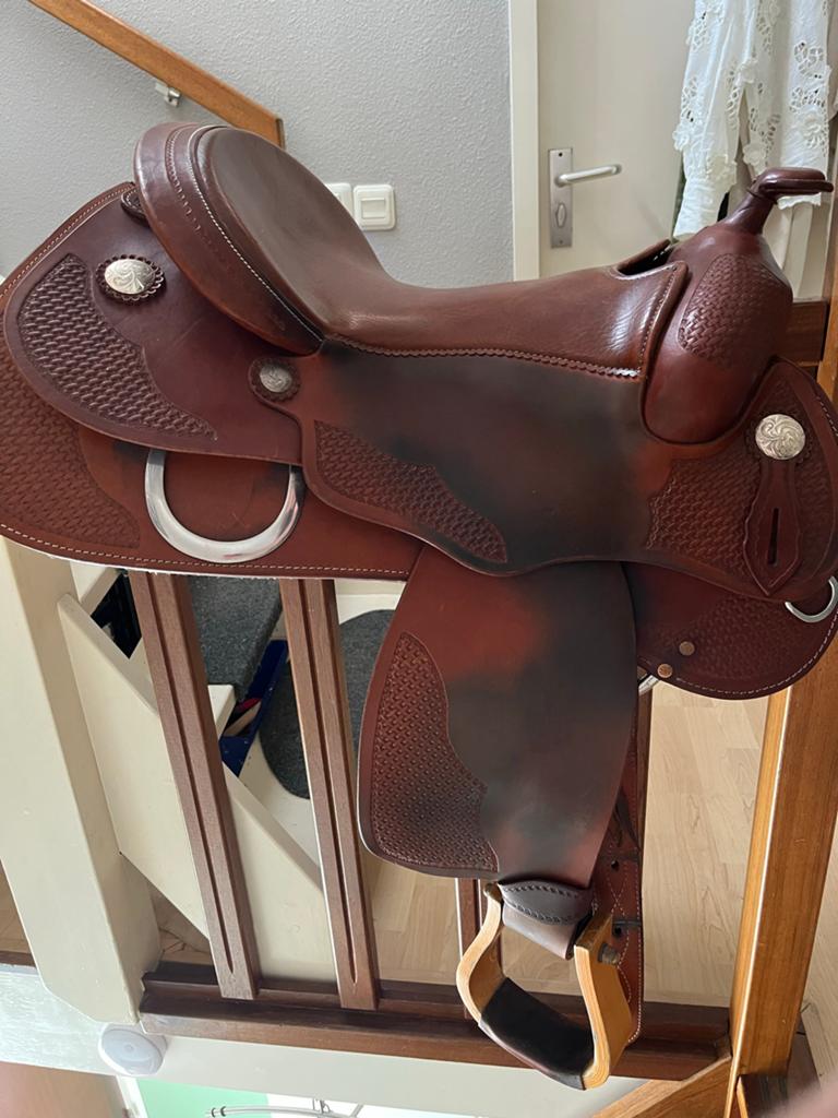 Allround Western zadel, Dieren en Toebehoren, Paarden en Pony's | Zadels, Ophalen of Verzenden, Gebruikt, Western