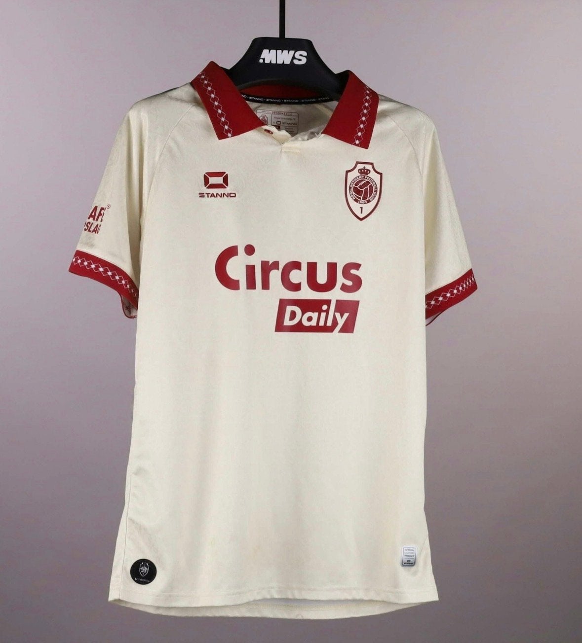 Royal Antwerp Matchworn & Gesigneerd Shirt 26/27 + COA, Ophalen of Verzenden, Gebruikt, Shirt