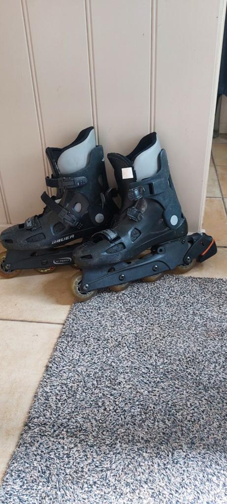 Bauer V-Tech Skeelers - Wielen lopen soepel .Maat 38/39 ., Sport en Fitness, Skeelers, Ophalen, Gebruikt, Bauer