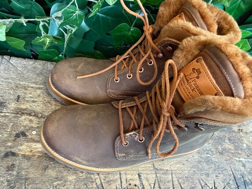 Nieuwe gevoerde veter boots van Panama Jack maat 42, Bruin, Boots, Nieuw, Ophalen of Verzenden