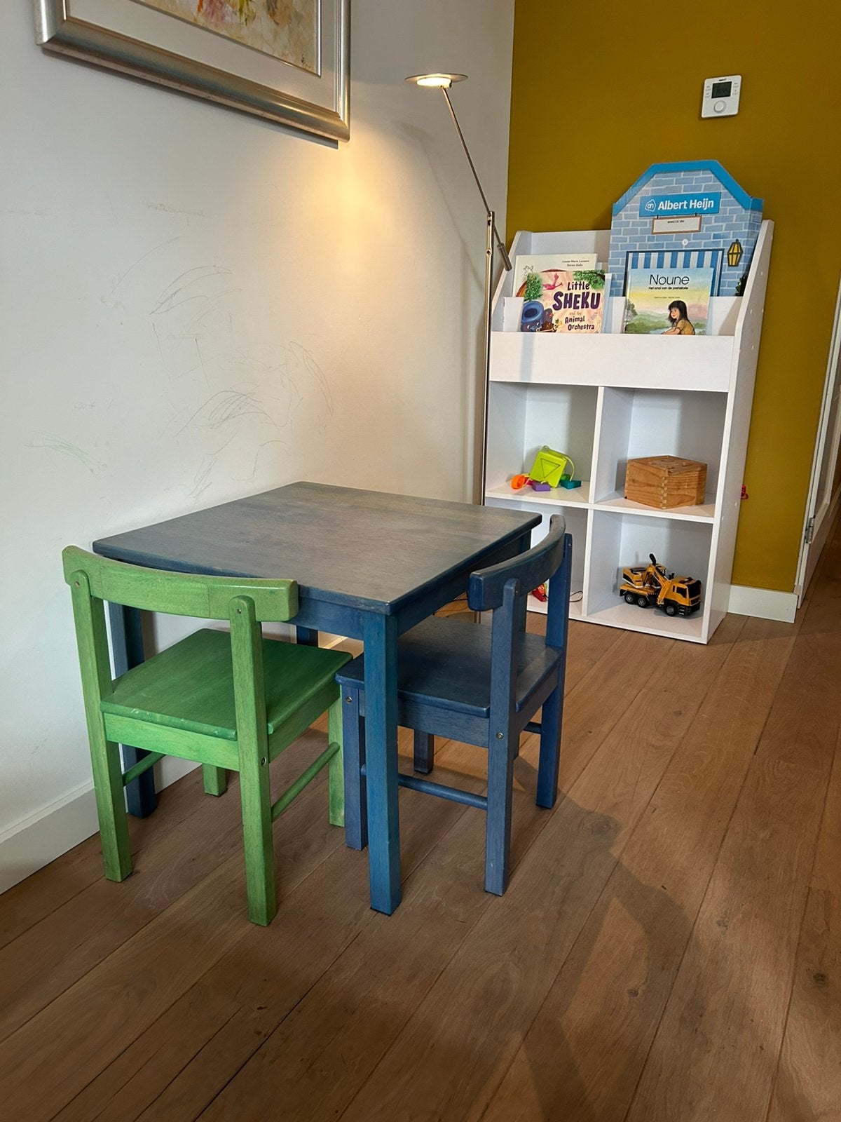 Kinder tafel, Huis en Inrichting, Ophalen, 50 tot 100 cm, Vierkant, Tot twee personen