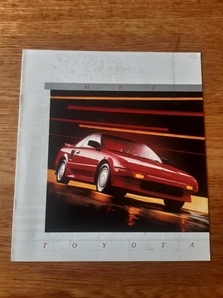 Toyota MR2 Folder - Canada 1987, Toyota, Ophalen of Verzenden, Toyota Canada INC., Zo goed als nieuw