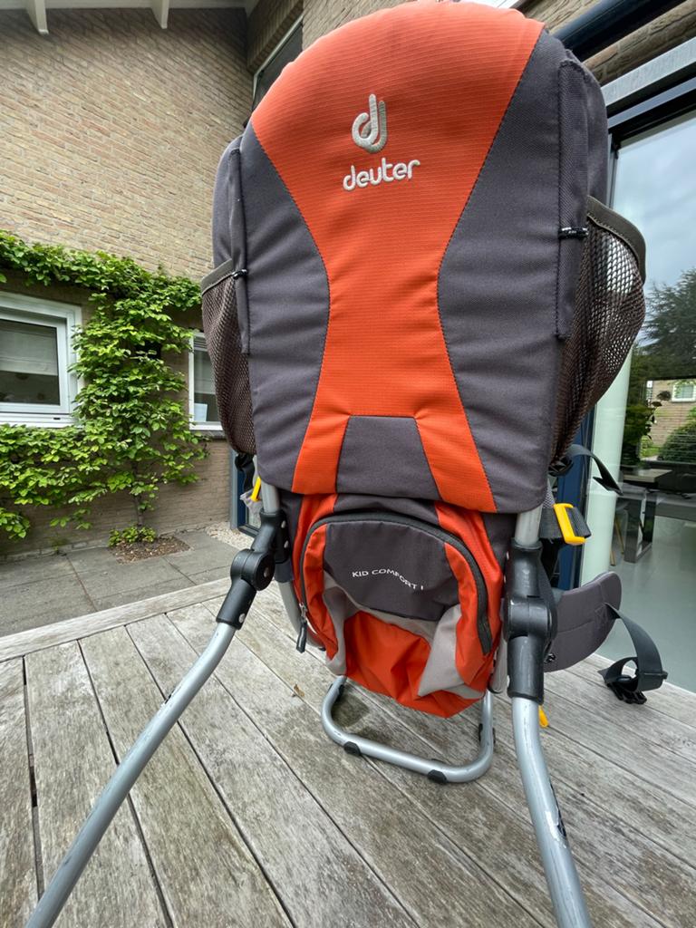 Deuter Kid Comfort I Draagzak, Kinderen en Baby's, Babydragers en Draagdoeken, Zo goed als nieuw, Rug, Draagzak, Ophalen