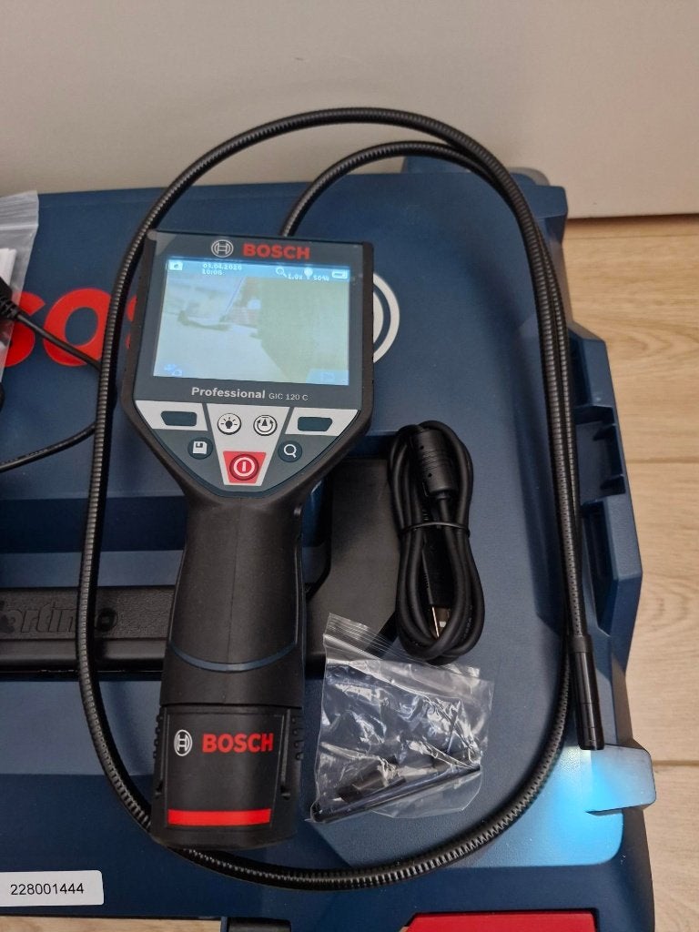 Bosch GIC120C prof accu inspectiecamera set in koffer NIEUW, Verzenden, Nieuw