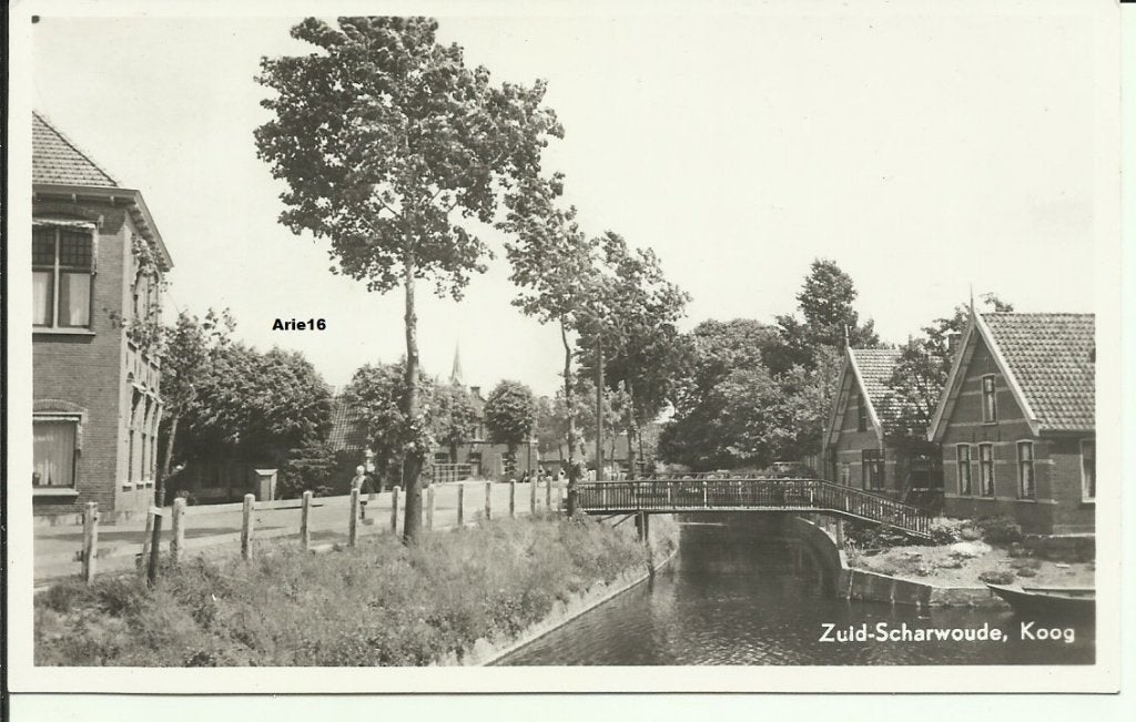 Zuid-Scharwoude, Verzenden, 1940 tot 1960, Ongelopen, Noord-Holland