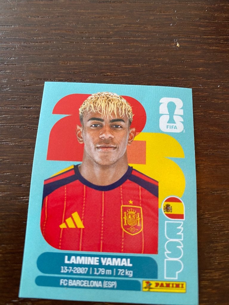 Fifa voetbalkaartje Yamal ruilen voor Ronaldo of Messi, Ophalen of Verzenden, Nieuw, Plaatje