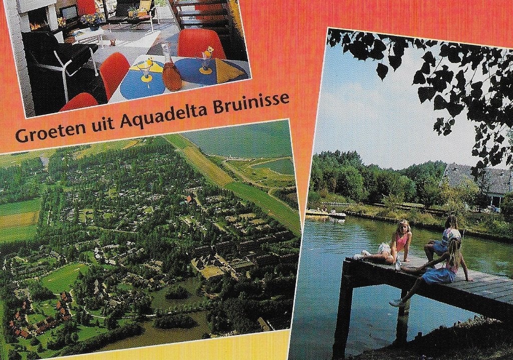 Bruinisse aquadelta ongelopen ansichtkaart( 214 ), Ophalen of Verzenden, 1980 tot heden, Ongelopen