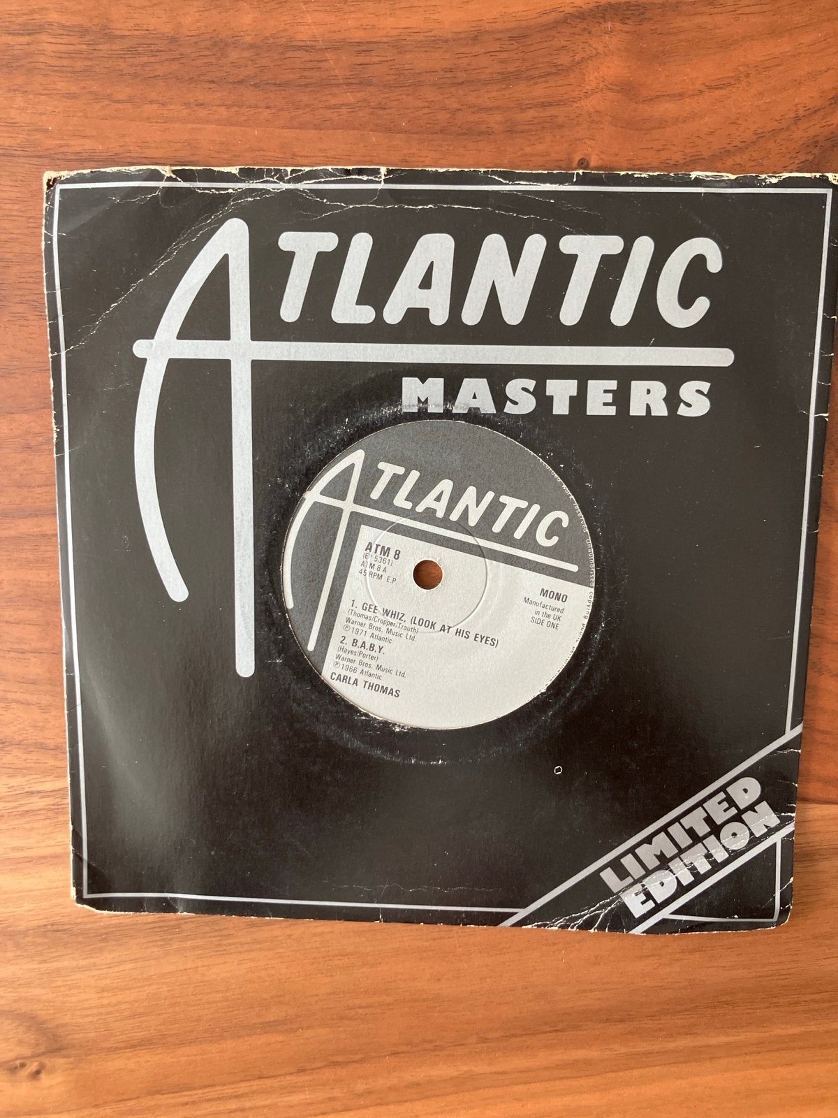 Atlantic Masters ATM 8 EP - Carla Thomas / Arthur Conley, Gebruikt, 7 inch, Ophalen of Verzenden, EP