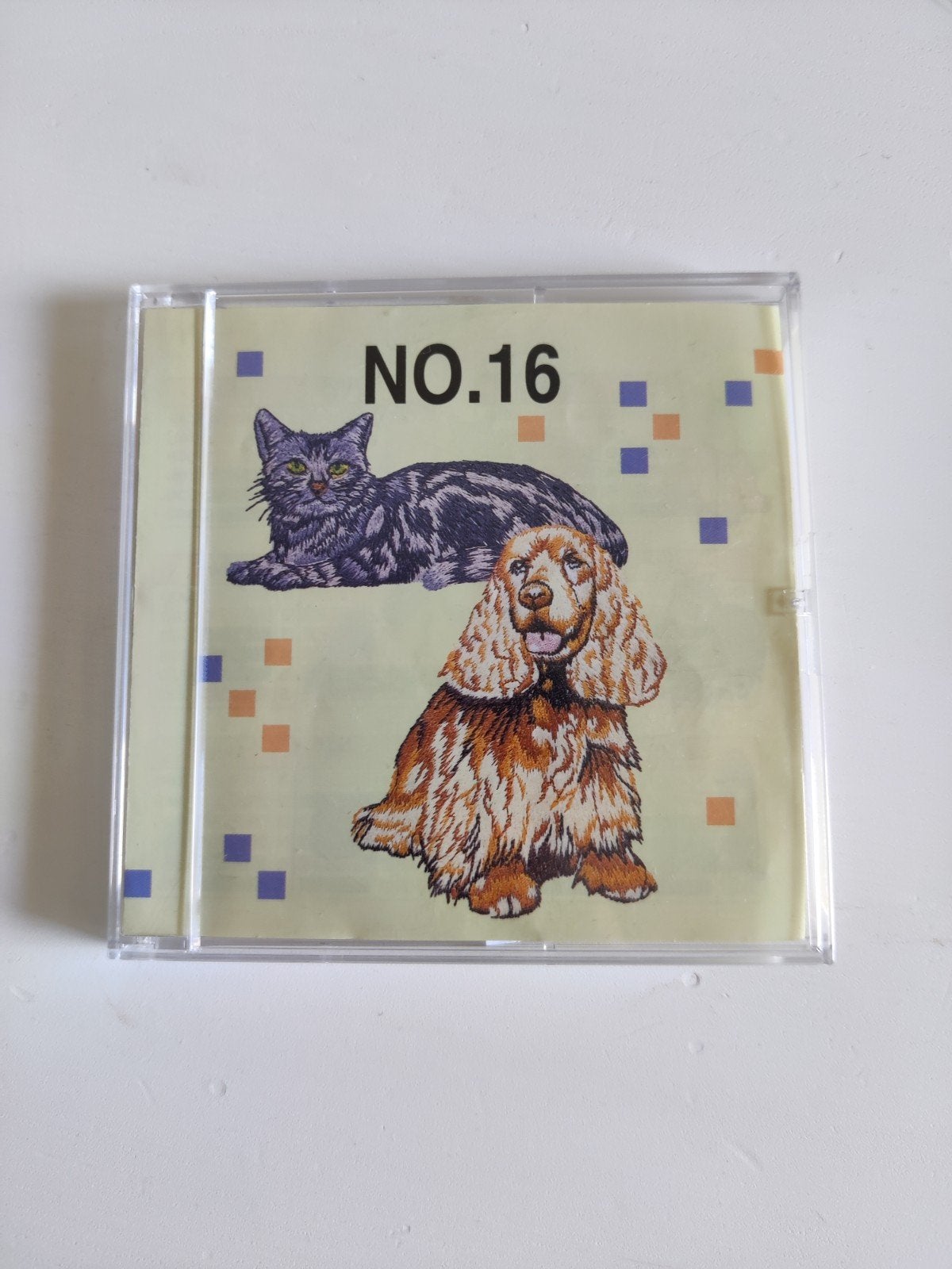 Brother Borduurkaart No 16 Huisdieren (Kat & Hond), Hobby en Vrije tijd, Ophalen of Verzenden, Zo goed als nieuw, Machineborduren